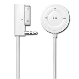 Radius iPod nano�p�����[�g�R���g���[���[ radRemote �z���C�g RA-RC01W