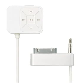 Radius �����[�g�R���g���[���[ ��񐢑�iPod nano�p �z���C�gRA-RC01W1