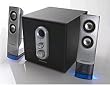 Princeton 2.1ch�A���~�j�E���X�s�[�J�[�V�X�e�� PSP-516L
