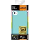 レイ・アウト iPhone4S ダブルカラーソフトジャケット/ブルー RT-P4C9/A