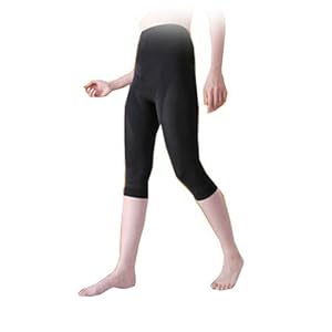 【クリックで詳細表示】グングンウォークスパッツ7分丈 ブラックM～L