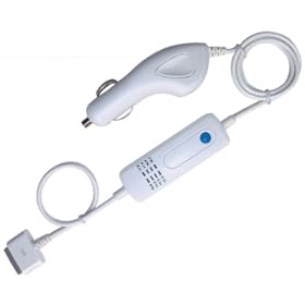 �f���m�[ iPod�pFM�g�����X�~�b�^�[&�J�[�`���[�W���[ iTranser (�z���C�g) MIPTC-C08R