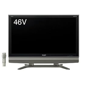 SHARP AQUOS 46V�^ �n��EBS�E110�x�f�W�^�� �t���n�C�r�W�����t���e���r LC-46GX1W