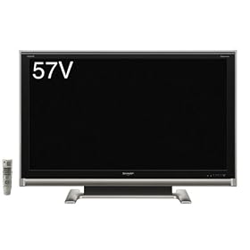 SHARP AQUOS 57V�^ �n��EBS�E110�xCS�f�W�^���t���n�C�r�W�����t���e���r LC-57RX1W