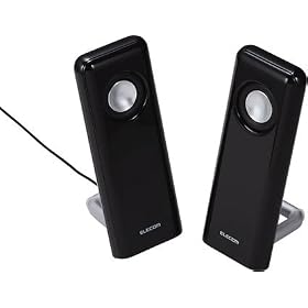 ELECOM AV���^�A�N�e�B�u�X�s�[�J�[ ASP-701BK