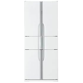 HITACHI The�v���t���[�U 5�h�A435L�Ⓚ�①�� �X�g���C�v�z���C�g R-SF44TPAM-W