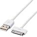 ELECOM iPhone4/4S/3GS/3G/��Pod �Ή��[�d�E�ʐM�P�[�u�� 2m �z���C�g MPA-UAD20WH
