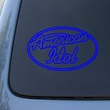  AMERICAN IDOL - Vinyl Car Decal Sticker #A1578 | Vinyl Color: Blue