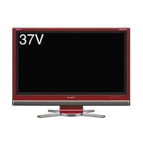 【クリックでお店のこの商品のページへ】【取得NG】【エコポイント対象商品】 SHARP AQUOS 37V型 地上・BS・110度CSデジタル フルハイビジョン液晶テレビ LC-37DS5-R レッド