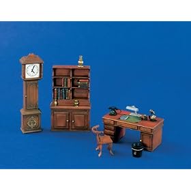 ���։Ƌ�3�_�Z�b�g�@1930�A40�N��@���A�{�I�A���v�@1/35 Office Furniture [VP883]