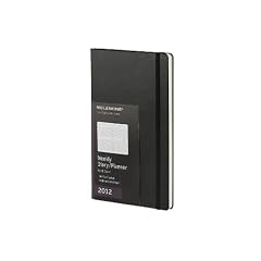 Moleskine 2012 12 Month Weekly Planner Vertical Black Hard Cover Large (Moleskine Legendary Notebooks (Calendars))