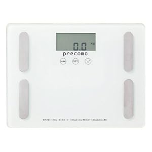 【クリックで詳細表示】precomo 体組成 ヘルスメーター ホワイト PRBF-40WH