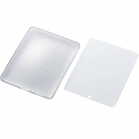 ELECOM iPad �E���^���J�o�[ �t���ی�t�B�����t�� �N���A AVA-PA10UCCR
