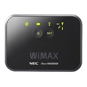 ���{�d�C ���o�C��WiMAX���[�^ AtermWM3600R �u���b�N PA-WM3600R(AT)B