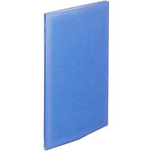 【クリックで詳細表示】リヒトラブ 透明クリアブック A3タテ 20枚 ブルー G3133