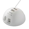 iBUFFALO USB2.0Hub �o�X�p���[ 7�|�[�g �h�[���^ �z���C�g BSH7U01WH
