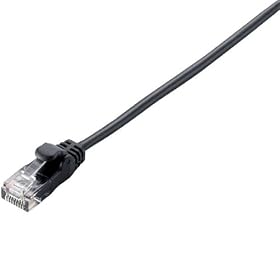 ELECOM LAN�P�[�u�� CAT6���� �ɍ� 1m �u���b�N LD-GPS/BK1