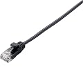 ELECOM LAN�P�[�u�� CAT6���� �ɍ� 1m �u���b�N LD-GPS/BK1