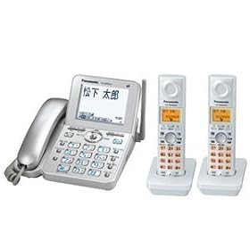Panasonic �f�W�^���R�[�h���X�d�b�@ �V���o�[ �q�@2��^�C�v VE-GP54DW-S