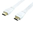 PLANEX �n�C�X�s�[�hHDMI�t���b�g�P�[�u��1m(�z���C�g) PL-HDMI01FW
