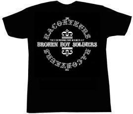  THE RACONTEURS - Broken Boy Logo - Black Jersey T-shirt