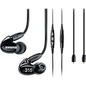 �V���A�[ �J�i���^���o�����X�h�A�[�}�`���A�C���z�� (�u���b�N)SHURE SE315M+- �����[�g���}�C�N�����P�[�u���t�� SE315+-K-J