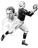  Don Hutson Green Bay Packers 16x20 Lithograph