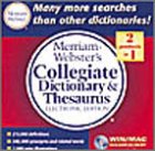 [Book] Merriam-Webster's Collegiate Dictionary and Thesaurus: Electronic Edition
