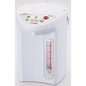 【クリックで詳細表示】TIGER マイコン電動ポット 3.0L アーバンホワイト PDR-A300-WU