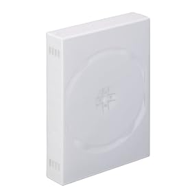 ���A�X DVD�P�[�X 10�����[ x 3�Z�b�g �z���C�g DVD-A009-3W