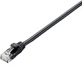 ELECOM LAN�P�[�u�� CAT6���� �X�^���_�[�h 0.3m �u���b�N LD-GPJ/BK03