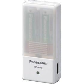 Panasonic USB���o�C���d�� �|�P�p���[ (au�Ή��̃R�l�N�^�R�[�h�t���j BQ-600K/A