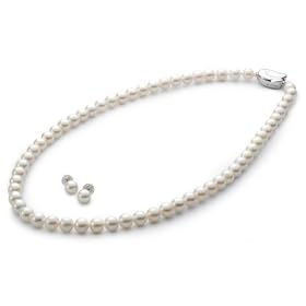 [�p�[�� �Z���N�V����]Pearl Selection �l�b�N���X/�s�A�X �A�R���^�� 6.5-7mm �p�[�� �l�b�N���X&�s�A�X�Z�b�g PN18-08102-S