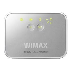 ���{�d�C ���o�C��WiMAX���[�^ AtermWM3600R �V���o�[ PA-WM3600R(AT)S