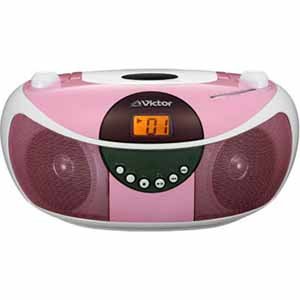 【クリックで詳細表示】Victor CDポータブルシステム(ピンク) RD-EZ11-P