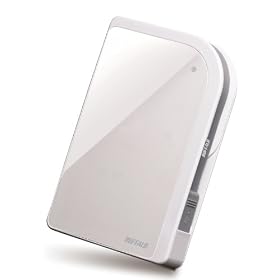 BUFFALO USB2.0 �Z�L���A�E�ϏՌ� �|�[�^�u���n�[�h�f�B�X�N 500GB �z���C�g HD-PX500U2-WH