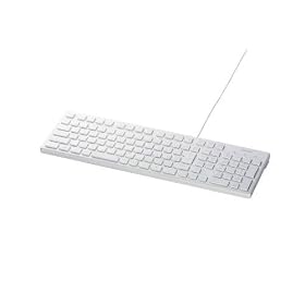 iBUFFALO �t���L�[�{�[�h USB�ڑ� �Ɨ��L�[�^�C�v �z���C�g BSKBU04WH