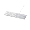 iBUFFALO �t���L�[�{�[�h USB�ڑ� �Ɨ��L�[�^�C�v �z���C�g BSKBU04WH