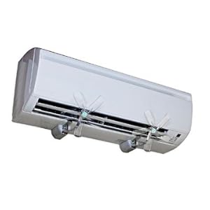 【クリックで詳細表示】雑学王でご注文殺到！節電グッズ☆家庭用エアコン風よけ＆省エネ対策、 エココプター・1号