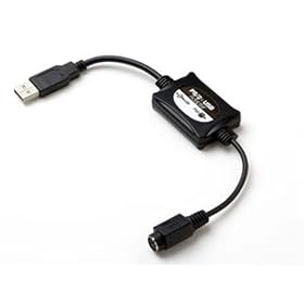 �V�O�}APO RoHS�Ή�PS/2 USB�ϊ��A�_�v�^ 1�|�[�g PS2USB1PBK