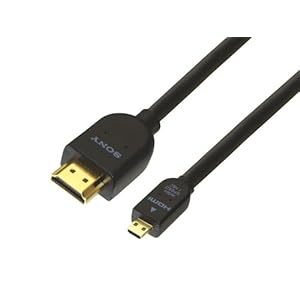 【クリックで詳細表示】SONY HIGH SPEED HDMI マイクロ端子ケーブル 2m DLC-HEU20A