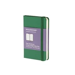 Moleskine Plain Notebook Hard Cover Extra Small Grass Green (Moleskine Legendary Notebooks)