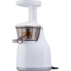 HUROM SLOW JUICER �y�y�f�Ō��C! ���E��LSTS����(�ᑬ���k���)�z�X���[�W���[�T�[ �z���C�gHU-300W