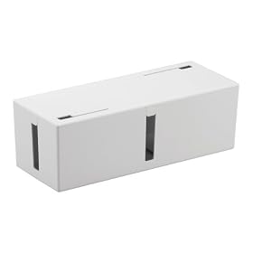 BUFFALO �P�[�u���{�b�N�X �d���^�b�v&�P�[�u�����e L�T�C�Y �z���C�g BSTB01LWH