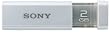 SONY �m�b�N�X���C�h��USB�������[ �|�P�b�g�r�b�g 2GB �X�m�[�z���C�g �L���b�v���X USM2GL-W