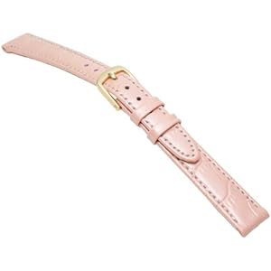 【クリックで詳細表示】BAMBI (バンビ) 時計バンド カーフ型押し ピンク 12mm BK005P0-I レディース