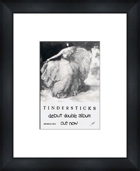  TINDERSTICKS Debut Album - Custom Framed Original Ad Reproduction encadrée