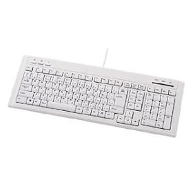 ���A�X �����̂悢���P�xUV�h��USB�V���v���L�[�{�[�h �z���C�g FKB-U235W