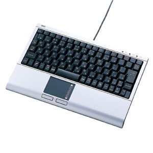 【クリックで詳細表示】SANWA SUPPLY SKB-TP01SV タッチパッド付キーボード