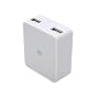 PLANEX �}���[�d(2�|�[�g���v2000mA)USB AC�A�_�v�^ �z���C�g PL-WUCHG0&hellip �v���l�b�N�X
